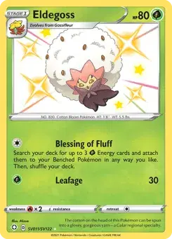 Eldegoss Shining Fates Shiny Vault