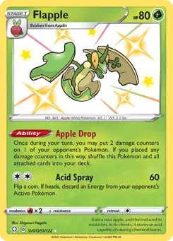 Flapple Shining Fates Shiny Vault