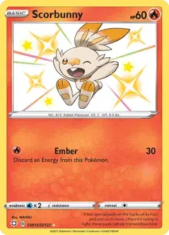 Scorbunny Shining Fates Shiny Vault