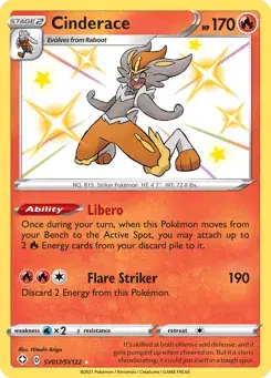 Cinderace Shining Fates Shiny Vault