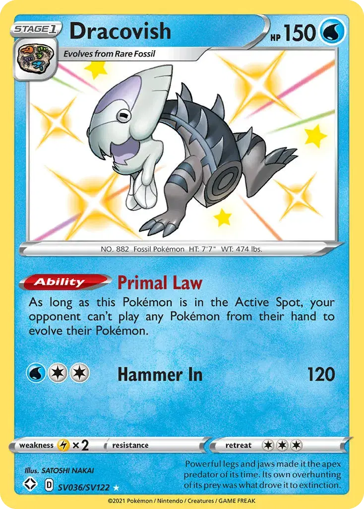 Dracovish Shining Fates Shiny Vault SV036