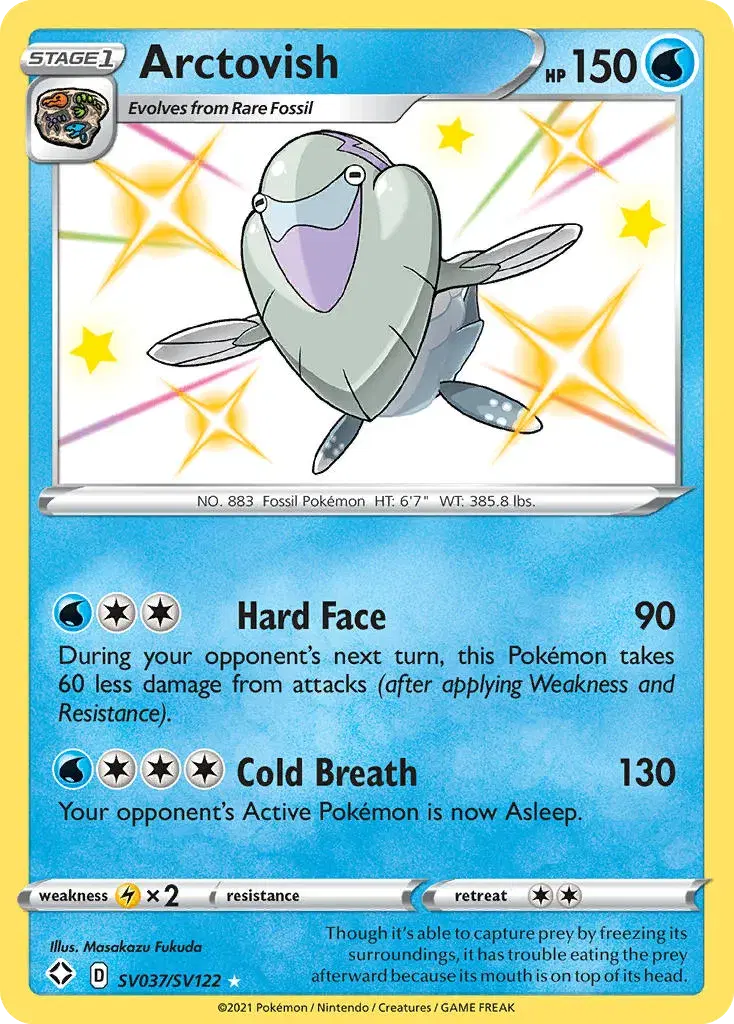 Arctovish Shining Fates Shiny Vault SV037