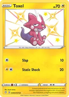 Toxel Shining Fates Shiny Vault