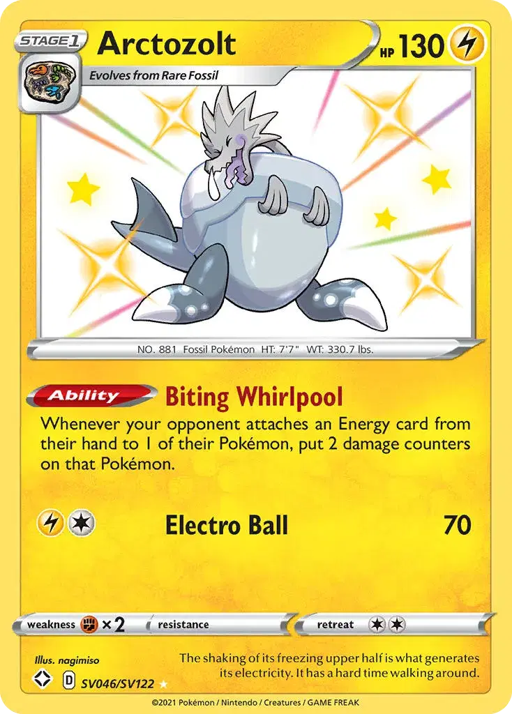 Arctozolt Shining Fates Shiny Vault SV046