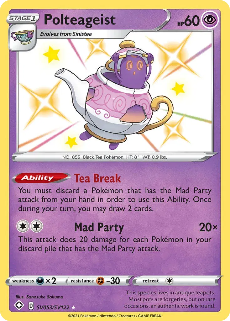 Polteageist Shining Fates Shiny Vault SV053