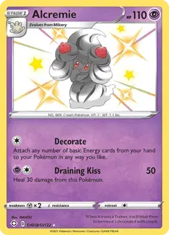 Alcremie Shining Fates Shiny Vault