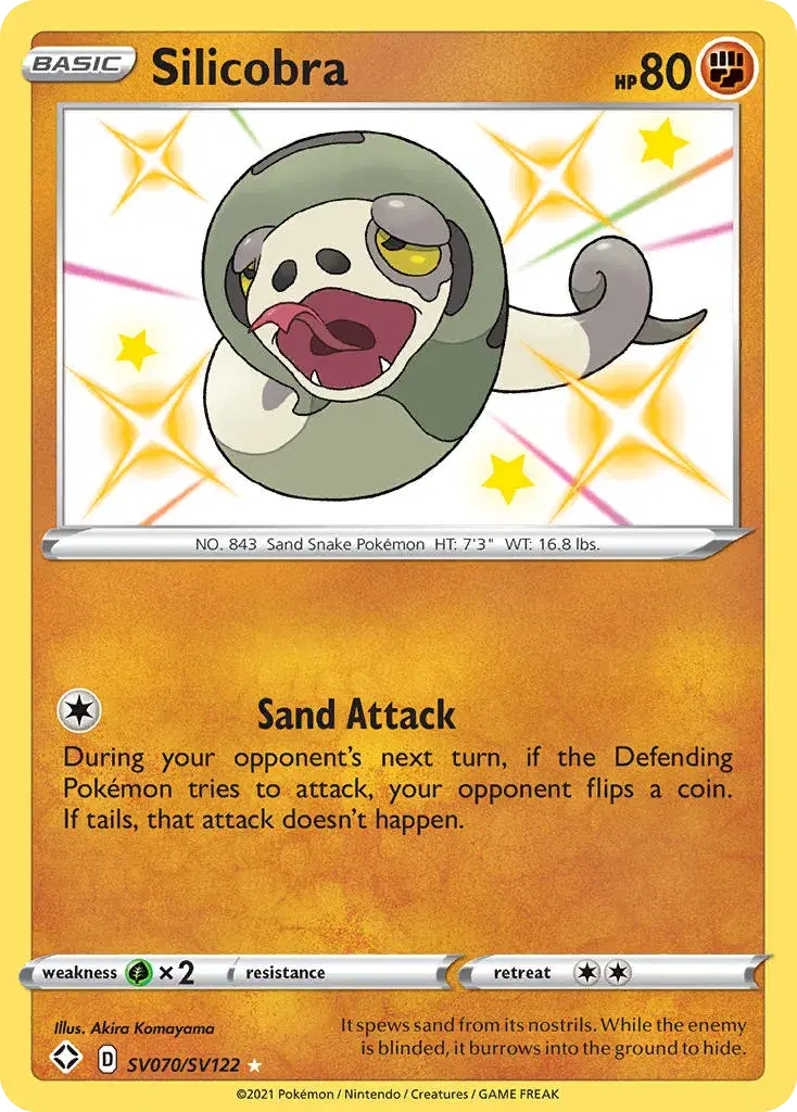 Silicobra Shining Fates Shiny Vault SV070