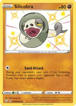Silicobra Shining Fates Shiny Vault