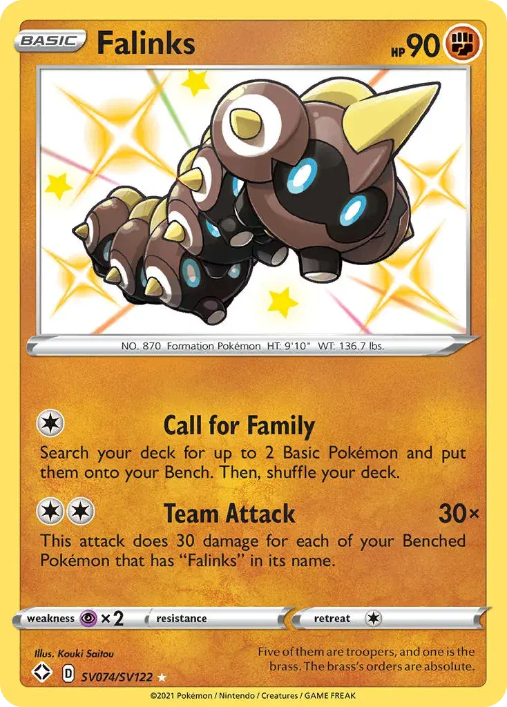 Falinks Shining Fates Shiny Vault SV074
