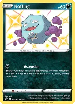 Koffing Shining Fates Shiny Vault