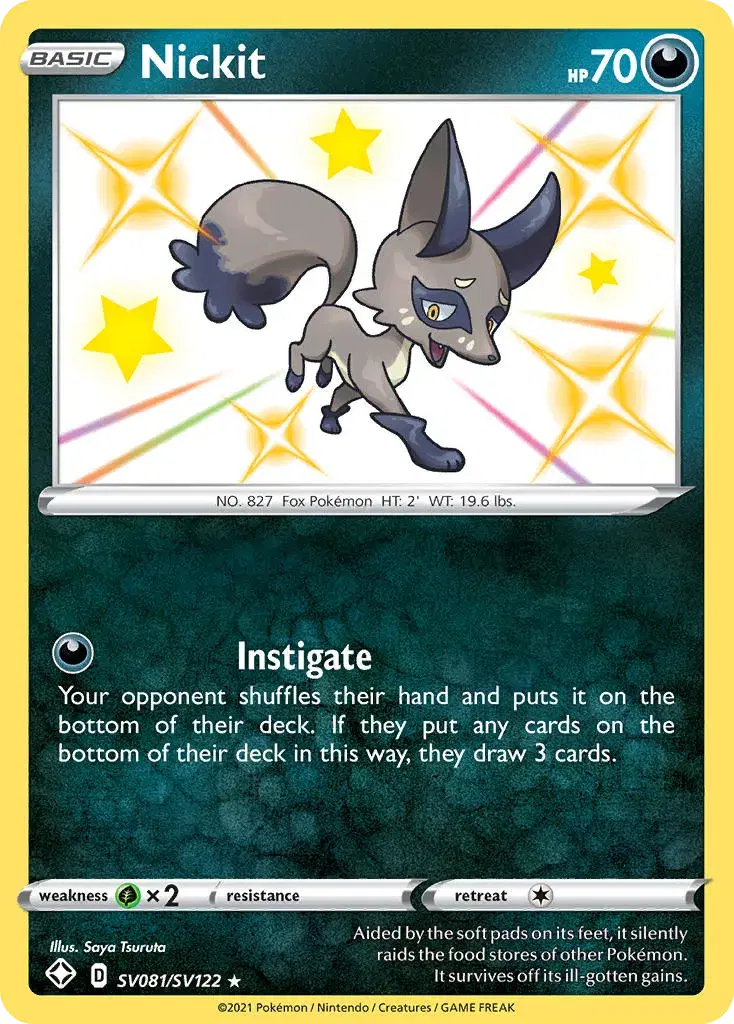 Nickit Shining Fates Shiny Vault SV081