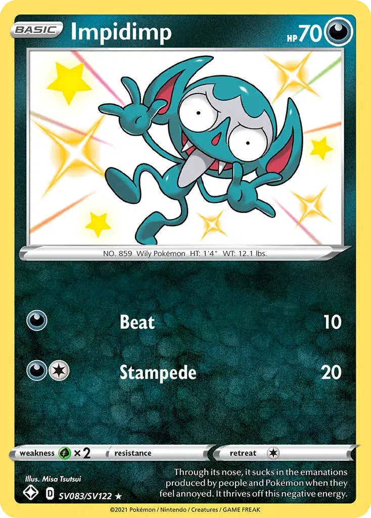 Impidimp Shining Fates Shiny Vault SV083