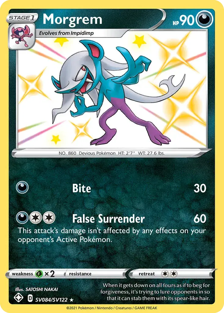 Morgrem Shining Fates Shiny Vault SV084