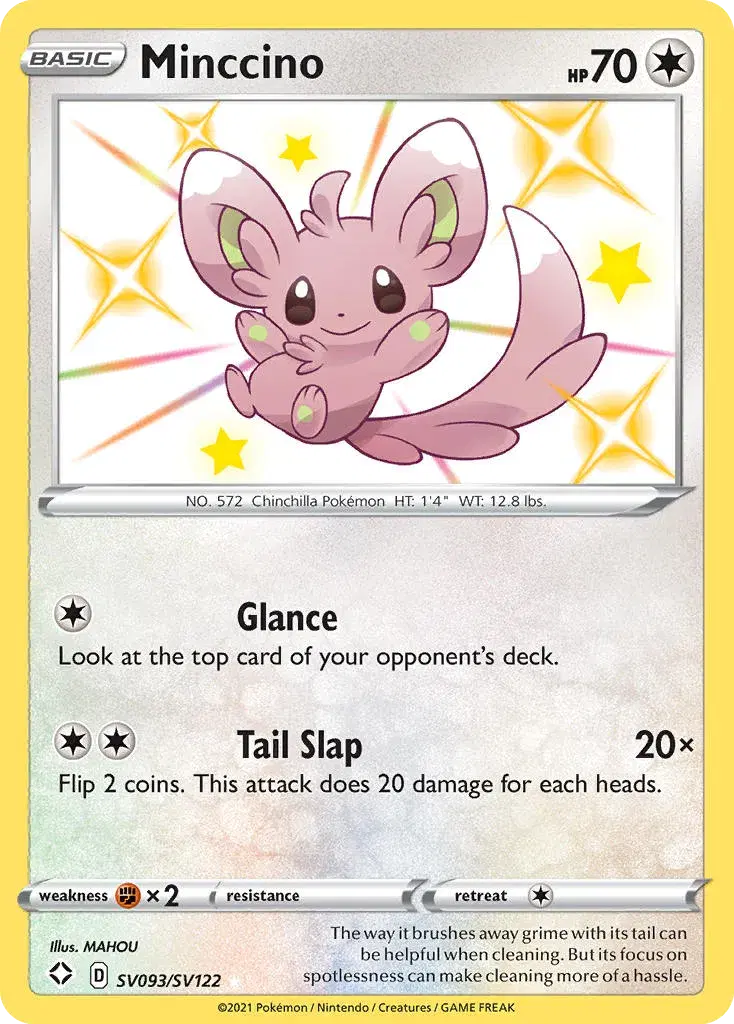 Minccino Shining Fates Shiny Vault SV093