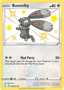Bunnelby Shining Fates Shiny Vault
