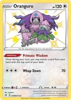 Oranguru Shining Fates Shiny Vault