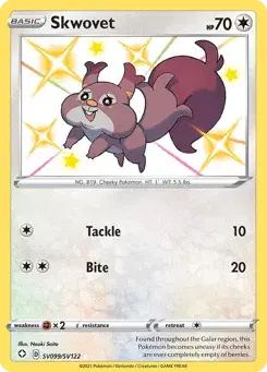 Skwovet Shining Fates Shiny Vault