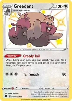 Greedent Shining Fates Shiny Vault
