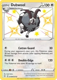 Dubwool Shining Fates Shiny Vault