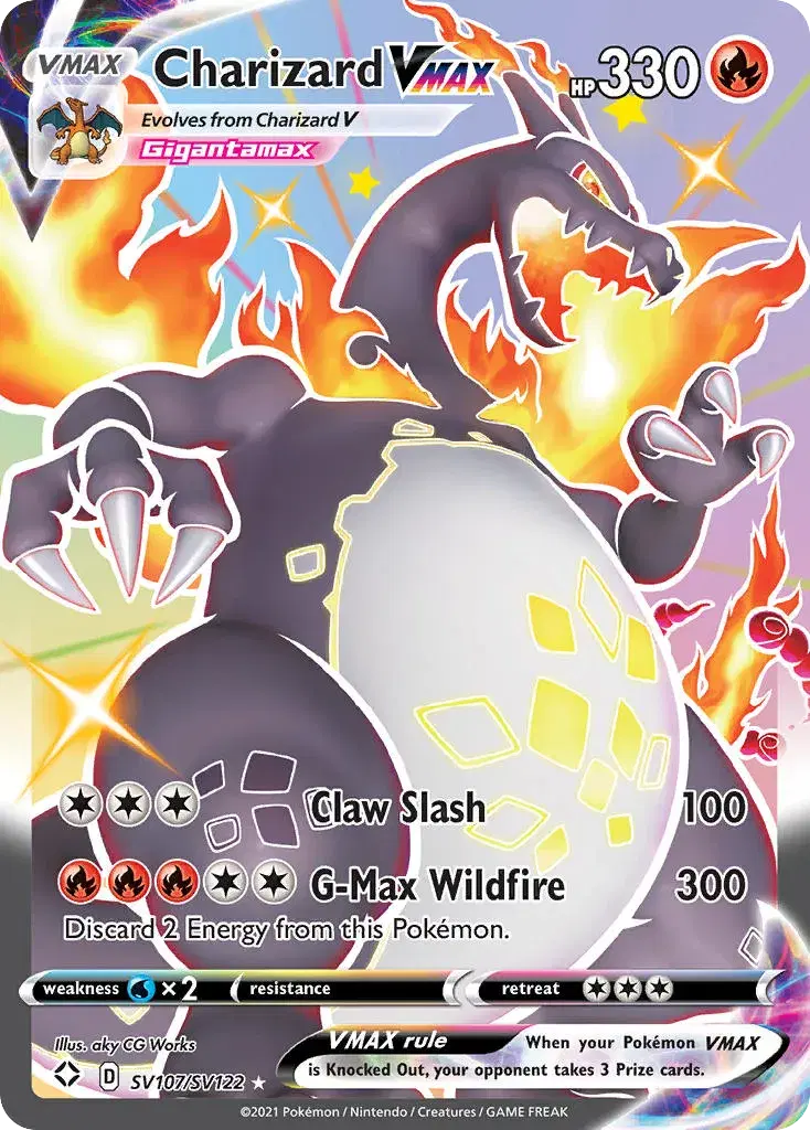 Charizard VMAX Shining Fates Shiny Vault SV107