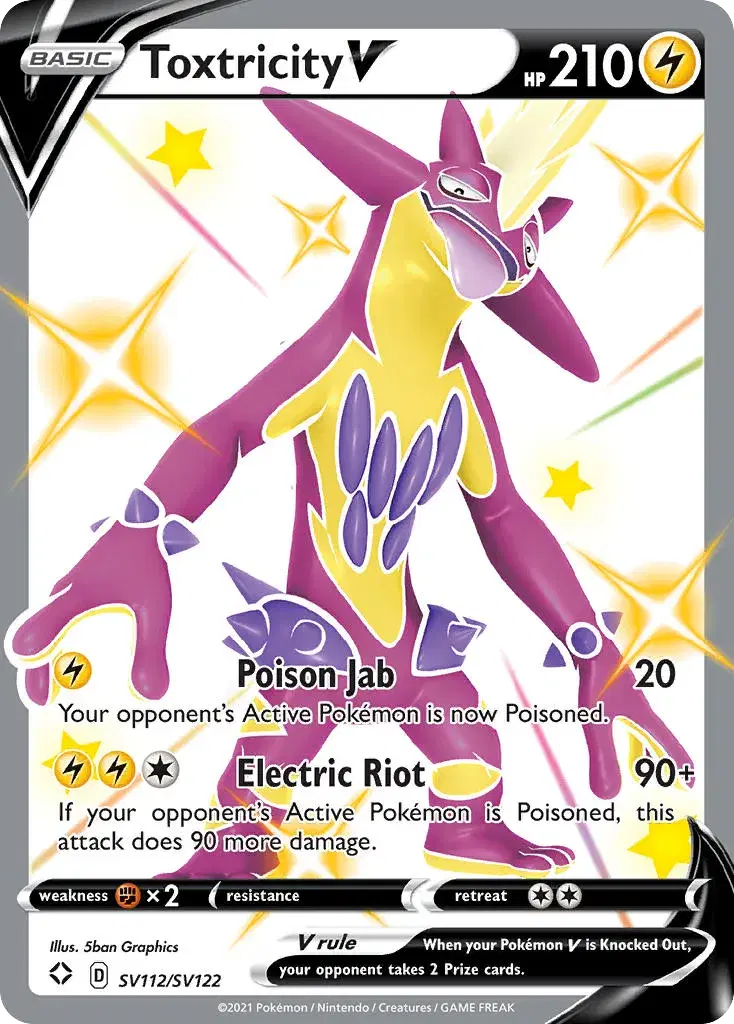Toxtricity V Shining Fates Shiny Vault SV112