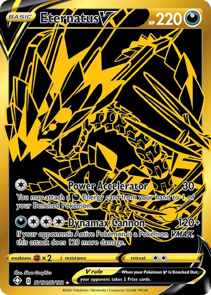 Eternatus V Shining Fates Shiny Vault SV121