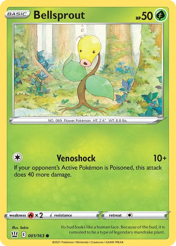 Bellsprout Battle Styles 1