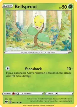 Bellsprout Battle Styles
