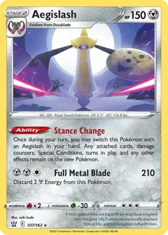 Aegislash Battle Styles