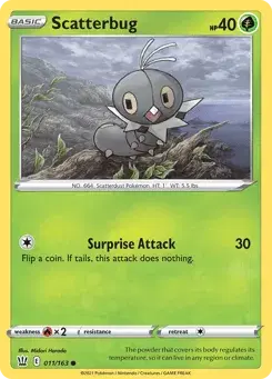 Scatterbug Battle Styles