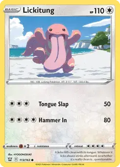 Lickitung Battle Styles