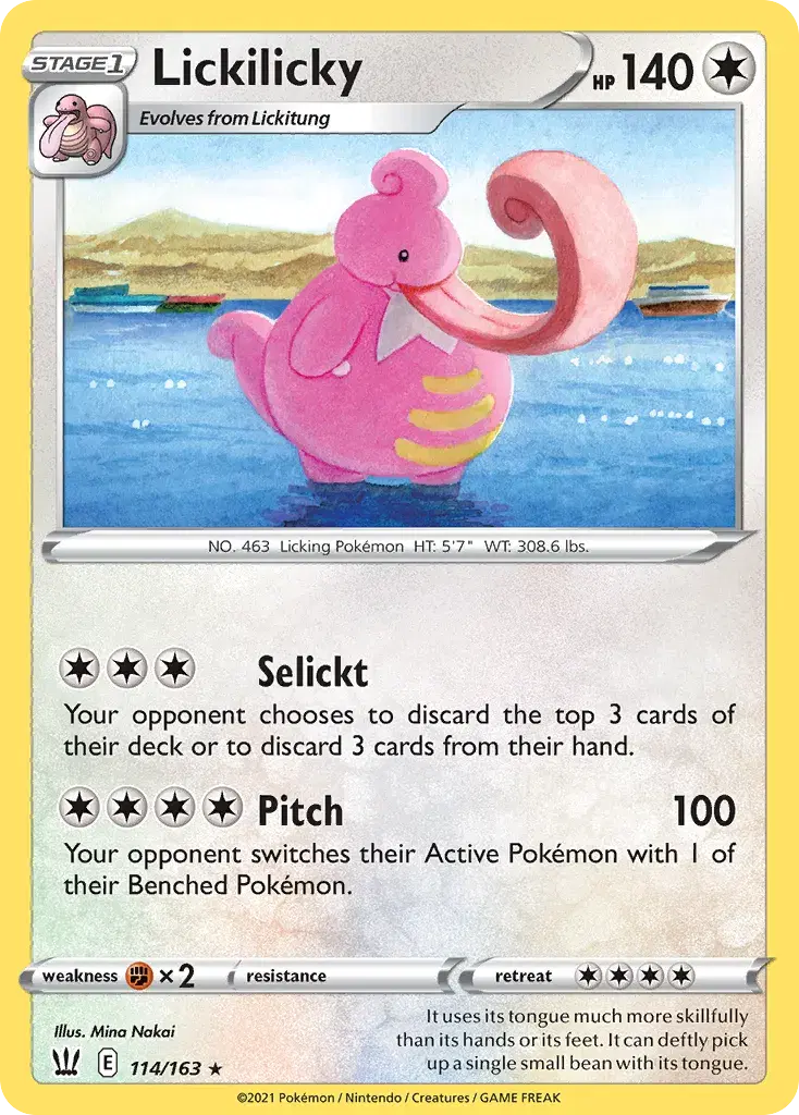 Lickilicky Battle Styles 114