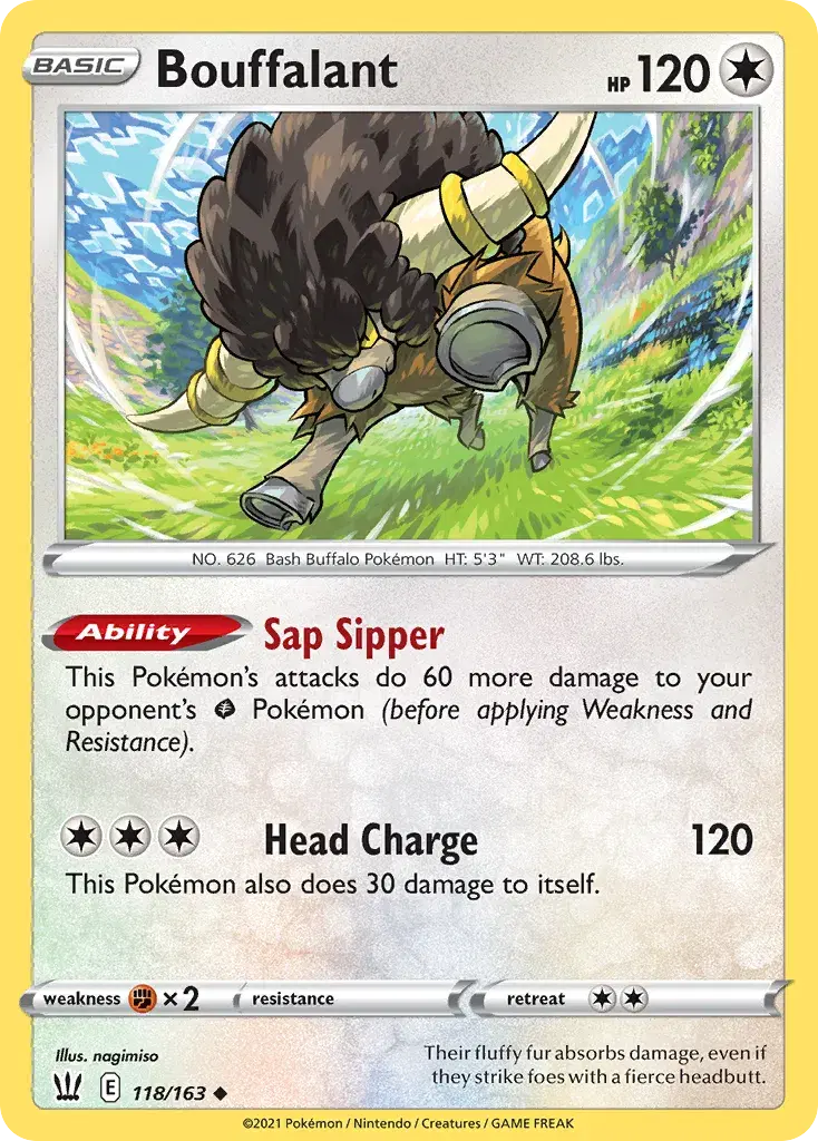 Bouffalant Battle Styles 118