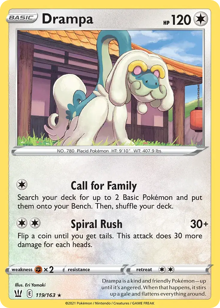Drampa Battle Styles 119