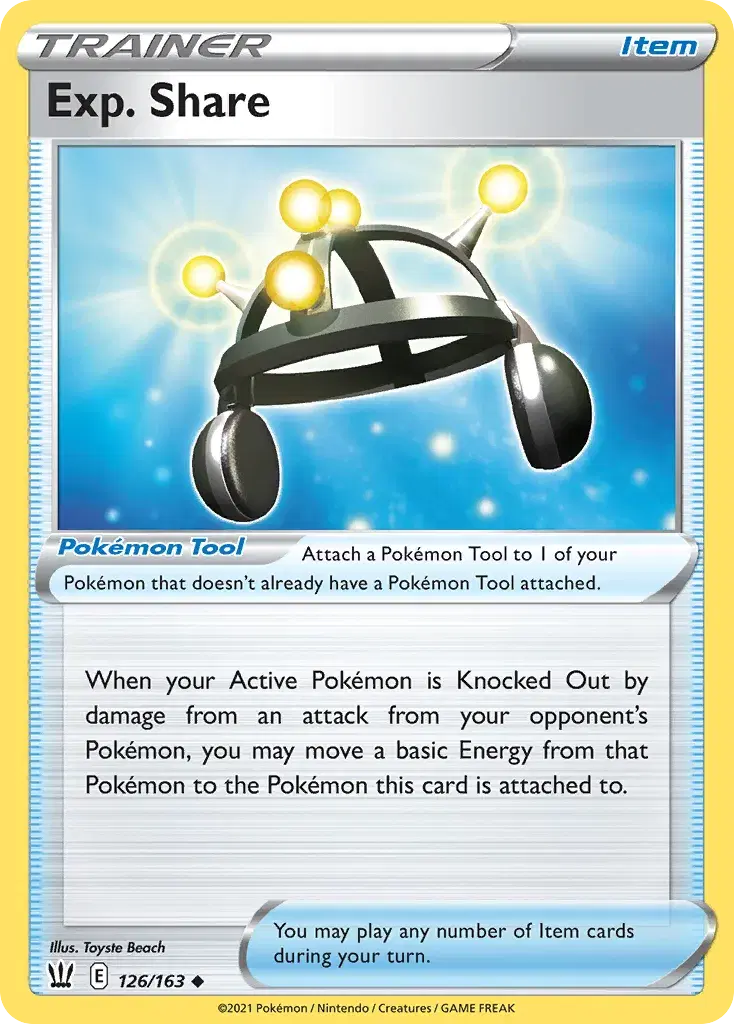 Exp. Share Battle Styles 126