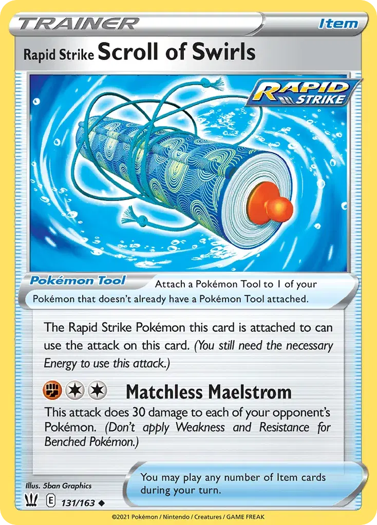 Rapid Strike Scroll of Swirls Battle Styles 131