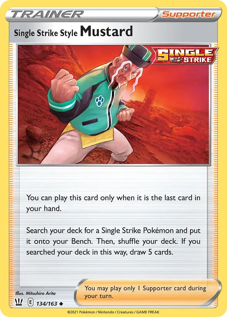Single Strike Style Mustard Battle Styles 134