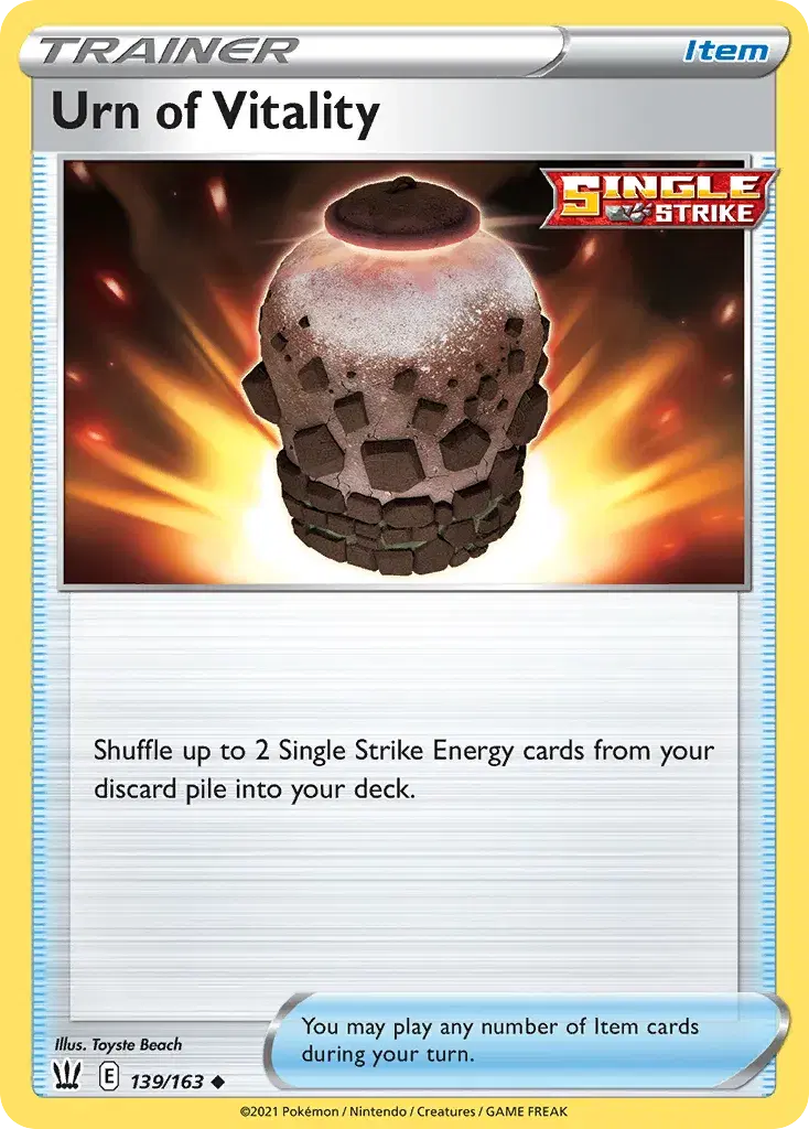 Urn of Vitality Battle Styles 139