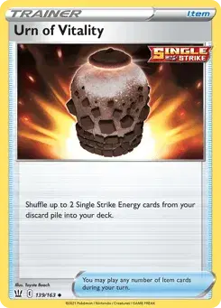Urn of Vitality Battle Styles