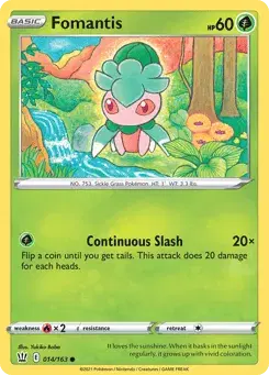 Fomantis Battle Styles