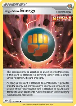 Single Strike Energy Battle Styles