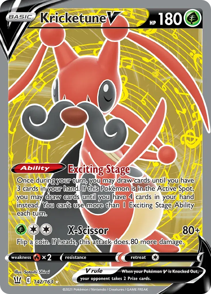 Kricketune V Battle Styles 142