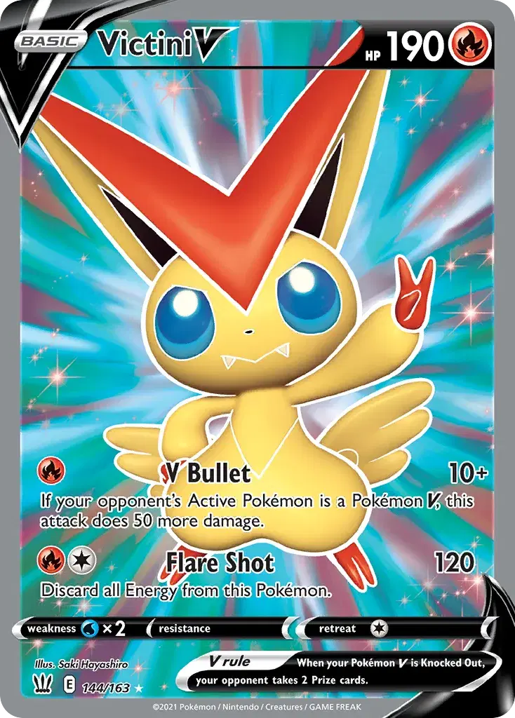 Victini V Battle Styles 144