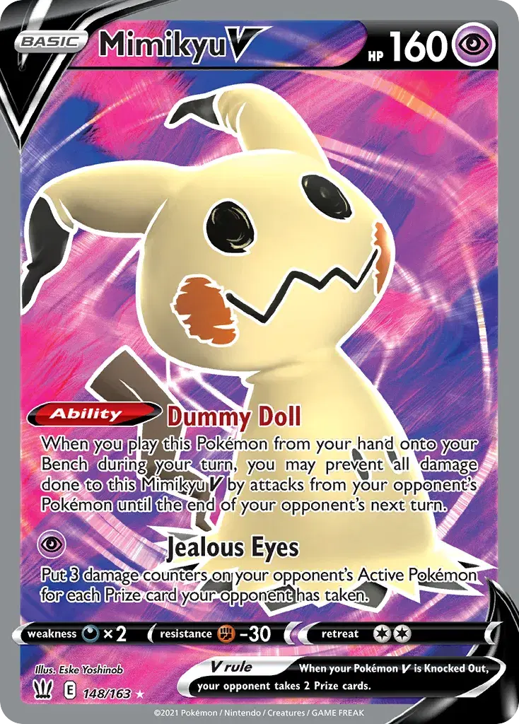 Mimikyu V Battle Styles 148