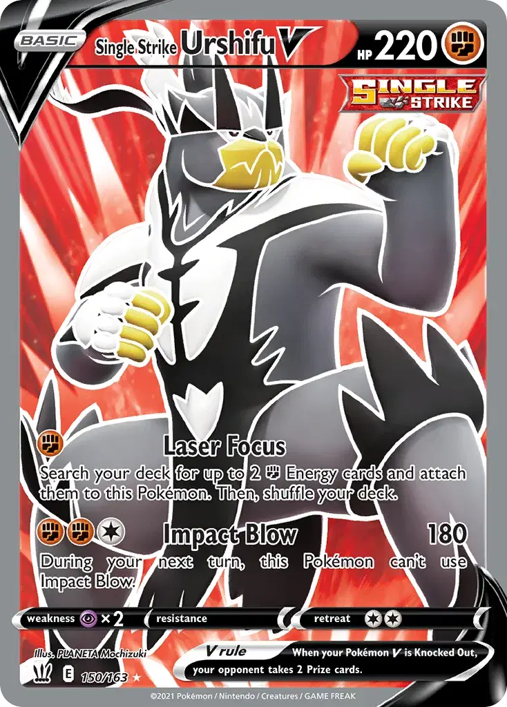 Single Strike Urshifu V Battle Styles 150