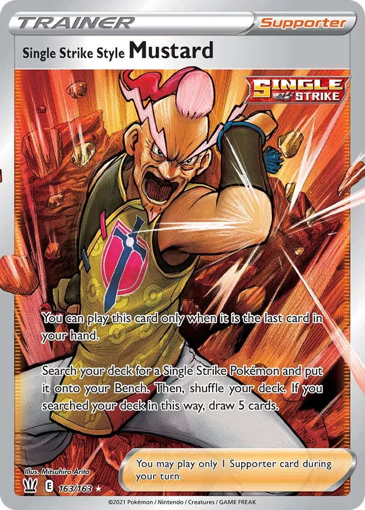 Single Strike Style Mustard Battle Styles 163