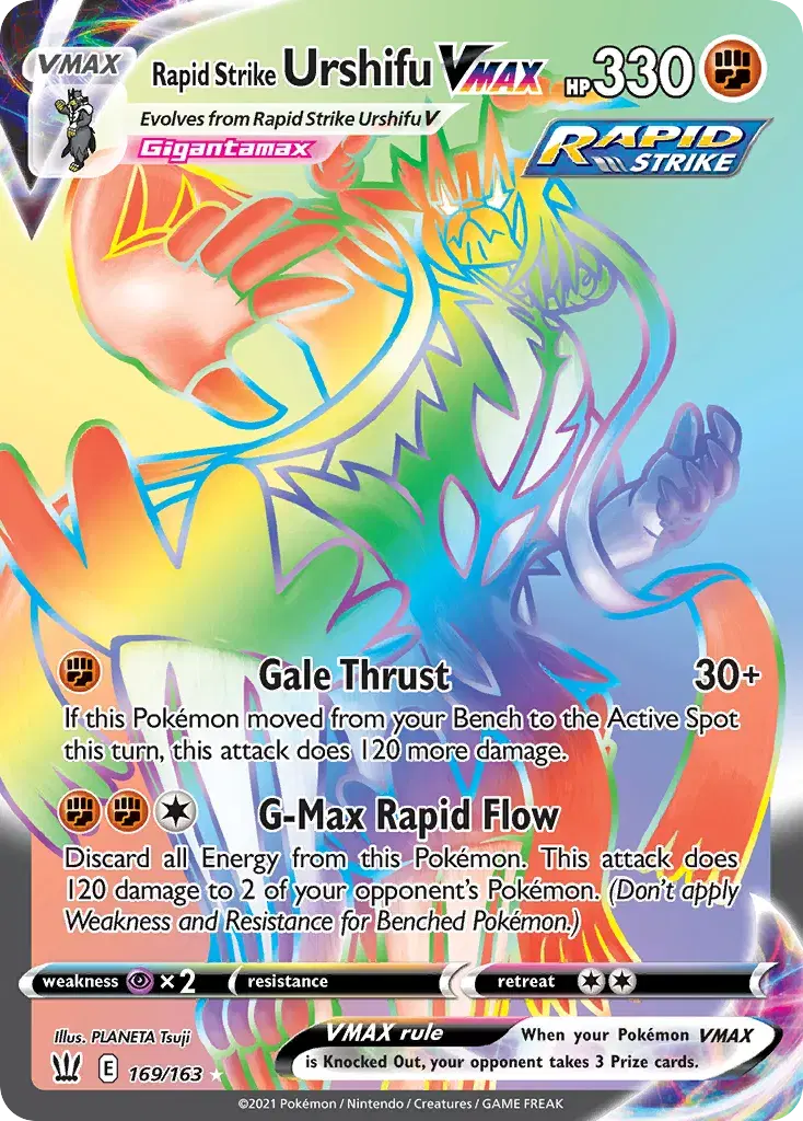 Rapid Strike Urshifu VMAX Battle Styles 169