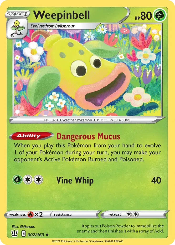 Weepinbell Battle Styles 2