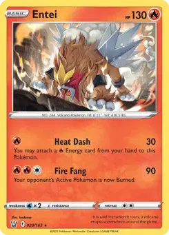 Entei Battle Styles