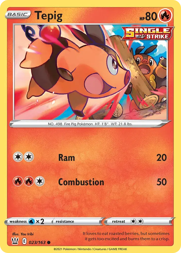 Tepig Battle Styles 23